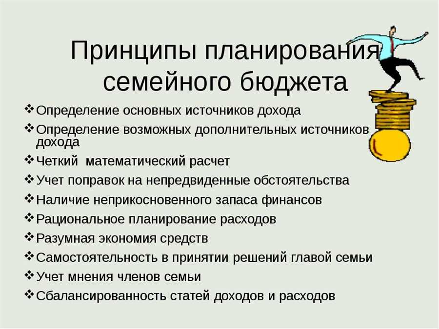 Понимание финансовых целей семейного бюджета